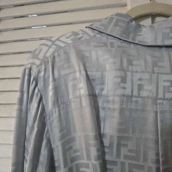 Fendi Light Blue Belted Dress - Picture 8 of 16